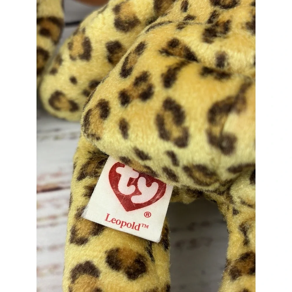 TY Beanie Baby - LEOPOLD the Bear (Rainforest Cafe Exclusive) (9 inch) Set Of 2